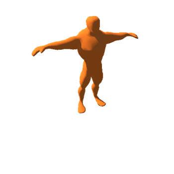 Athletic Man 2 Orange